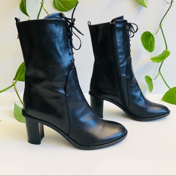 Attilio Giusti Leombruni Boots heel full Leather - Picture 4 of 16